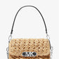 Parker Medium Woven Straw Shoulder Bag