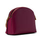 Morgan Saffiano Leather Double Zip Dome Crossbody