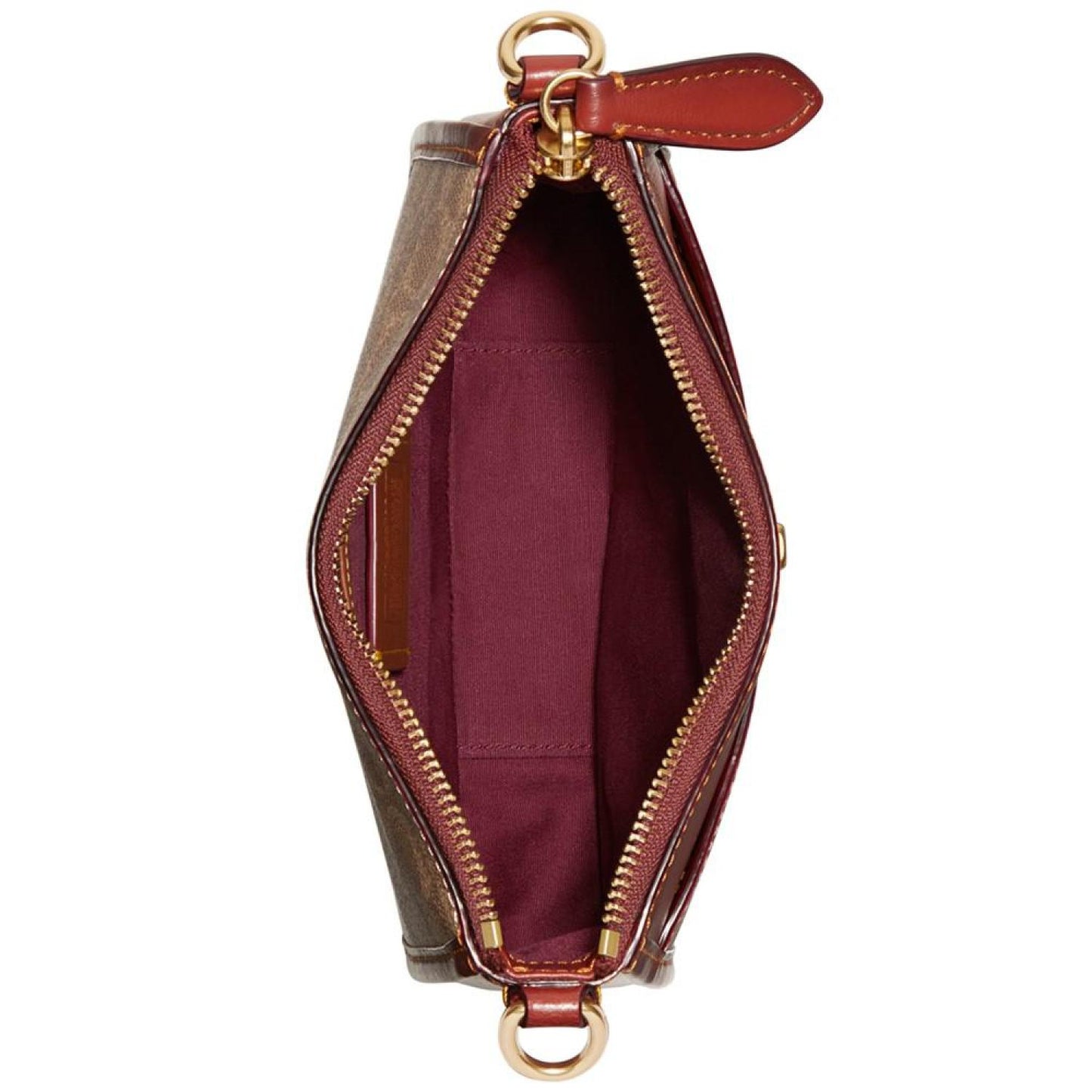 Coated Canvas Signature Chaise Crossbody 19