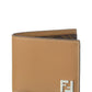FENDI FF Squared Leather Bifold Wallet