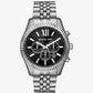Oversized Lexington Silver-Tone Watch