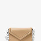 Jet Set Micro Saffiano Leather Envelope Crossbody Bag