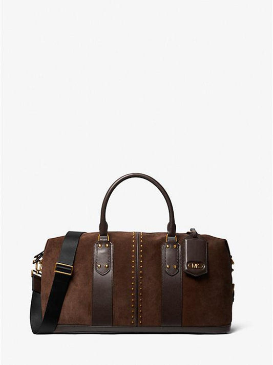 Astor Studded Suede Duffel Bag