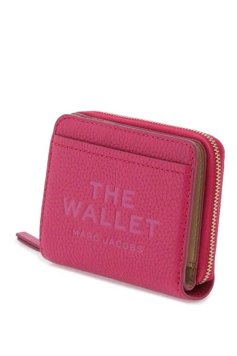 Marc Jacobs Logo Printed Zipped Mini Compact Wallet