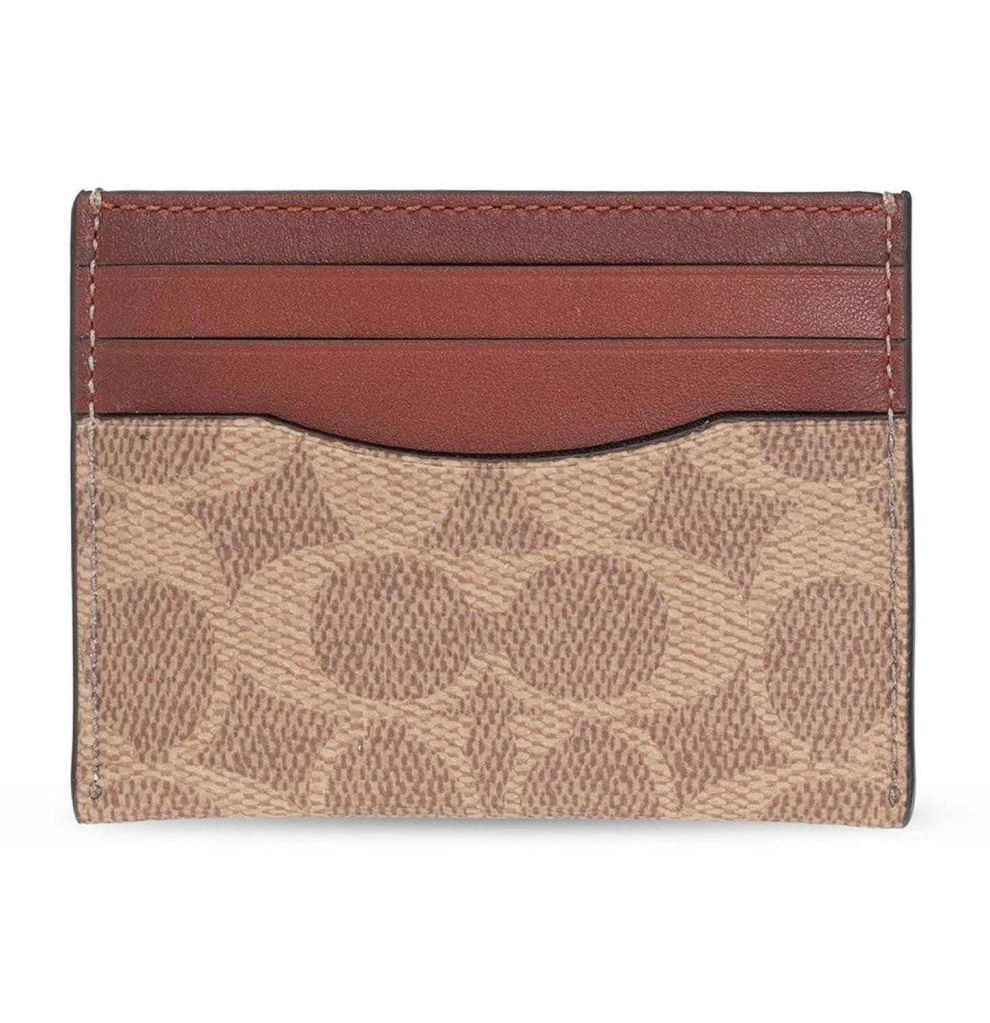 Coach Monogram Colour-Block Card Case