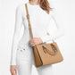 Charlotte Medium 2-in-1 Saffiano Leather and Logo Tote Bag