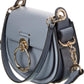 Chloé Tess Small Leather & Suede Shoulder Bag