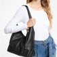 Brooklyn Large Pebbled Leather Shoulder Bag