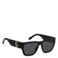 Marc Rectangular Sunglasses, 57mm