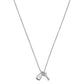 Faux Stone Signature Lock Key Charm Pendant Necklace