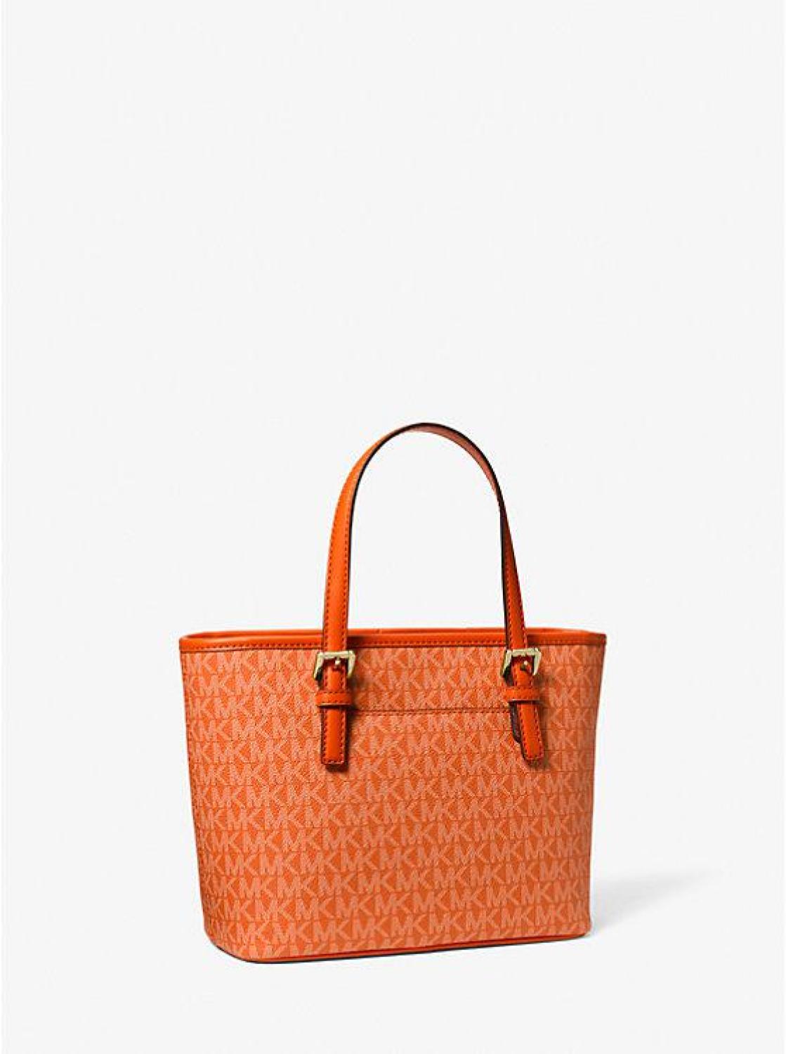 Jet Set Travel Extra-Small Logo Top-Zip Tote Bag