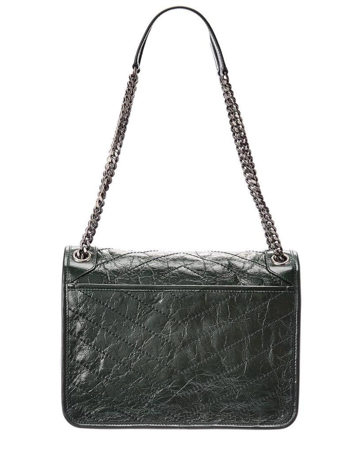 Saint Laurent Niki Medium Leather Shoulder Bag