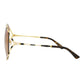 Round-Frame Metal Sunglasses