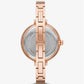 Naia Rose Gold-Tone Logo Watch