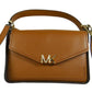 Michael Kors Sylvia Luggage Leather Convertible Shoulder Crossbody Bag