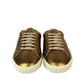 Saint Laurent Men's  Metallic Leather SL06 Sneakers