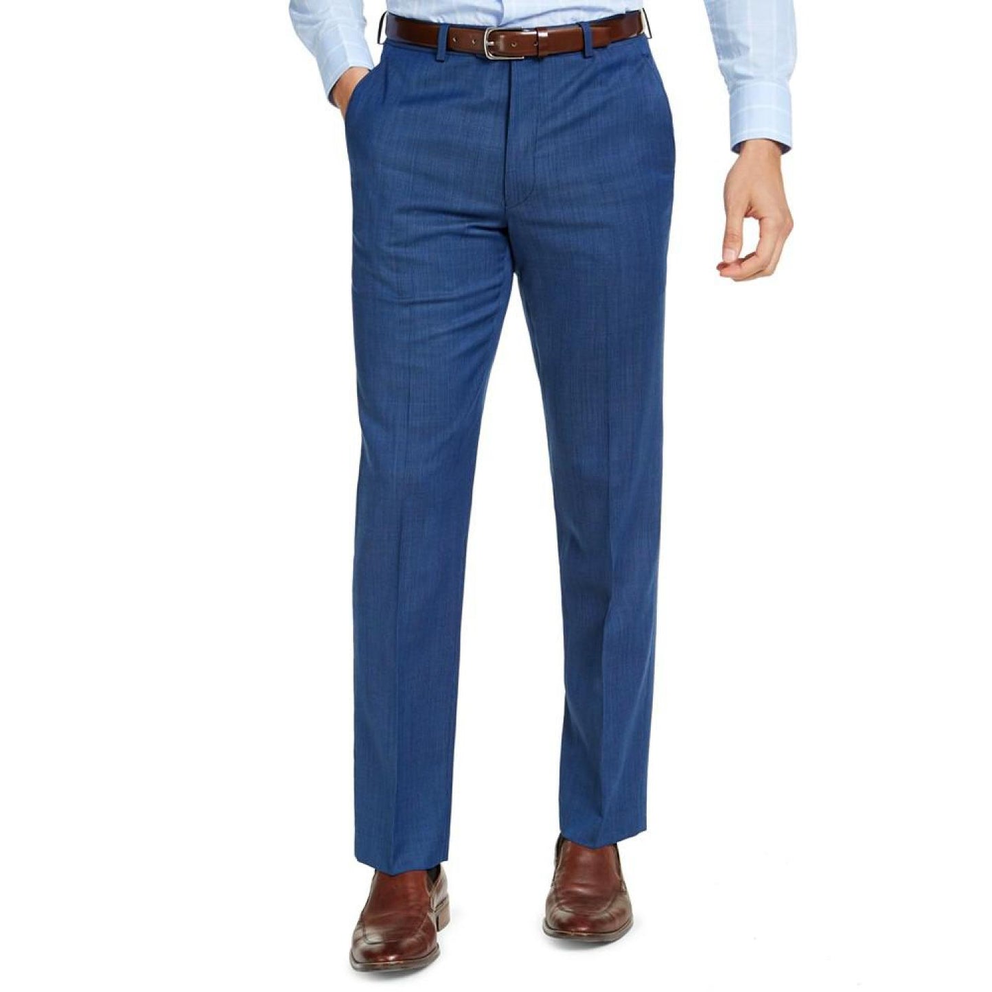 Men's Modern-Fit Airsoft Stretch Suit Pants