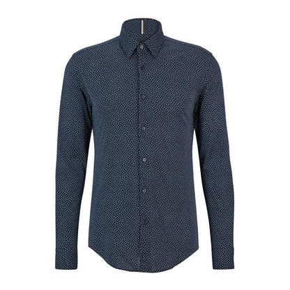 Men's Printed Flex-Weave Slim-Fit Shirt