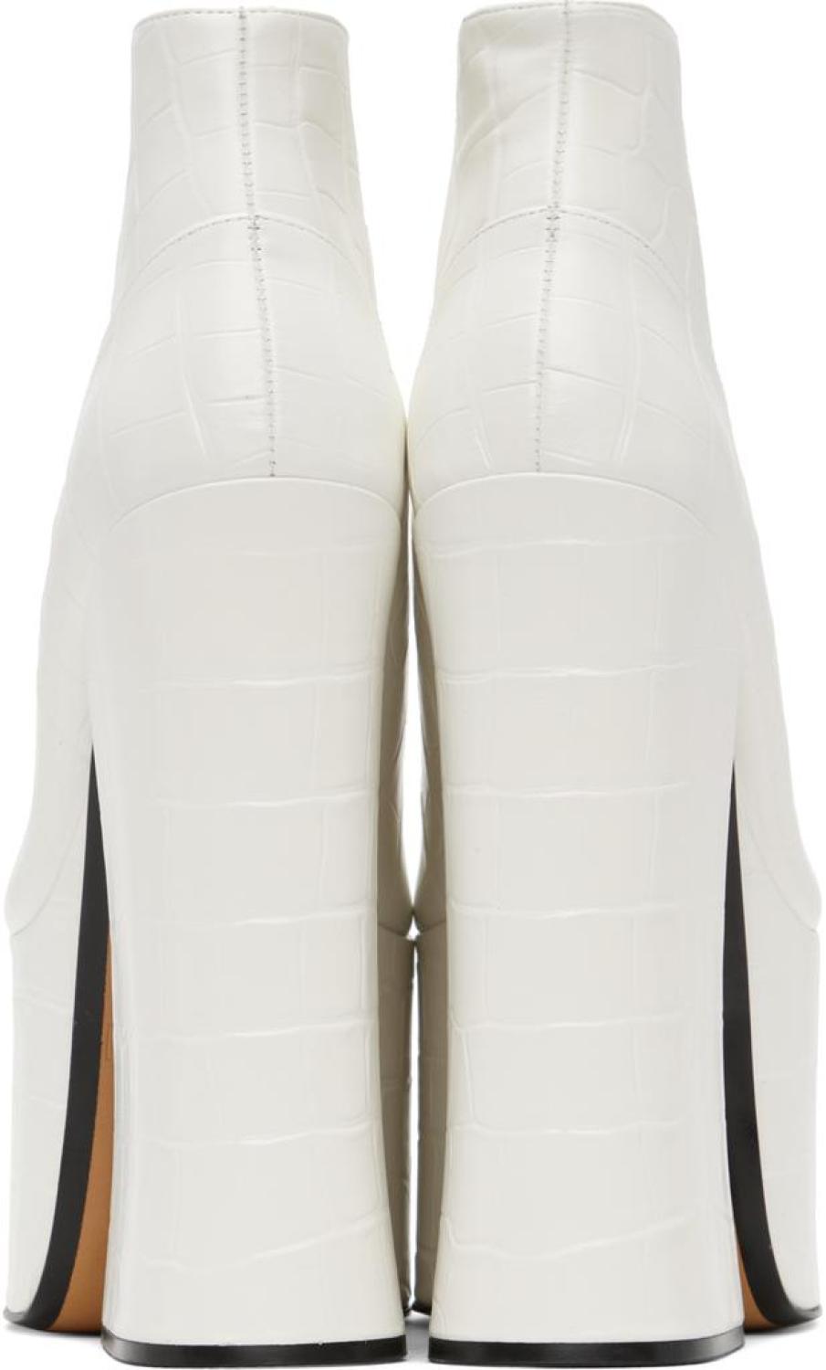 White Kiki Heels