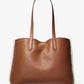 Eliza Extra-Large Leather and Shearling Reversible Tote Bag