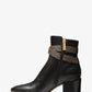 Rory Faux Leather and Logo Ankle Boot
