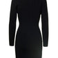 Michael Michael Kors Cut-Out Long-Sleeved Mini Dress
