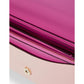 Ava Pebbled Leather Flap Chain Wallet