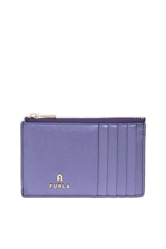Furla Logo Plaque Zipped Card Holder