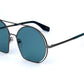 Marc Jacobs Eyewear Semi-Oval Frame Sunglassses