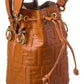 FENDI Mon Tresor Mini Leather Bucket Bag