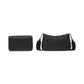 Double Up Small Pebbled Leather Crossbody