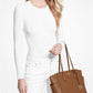 Marilyn Medium Saffiano Leather Tote Bag