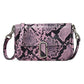 The Snake-Embossed Leather J Marc Mini Shoulder Bag