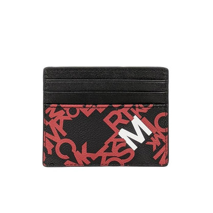 Michael Kors  Slim MK Signature Leather Tall Card Case & MK Gift-bag