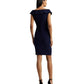 Jersey Off-the-Shoulder Cocktail Dress