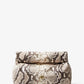 Monogramme Python Embossed Lunch Bag Clutch