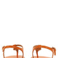 Michael Michael Kors Logo Plaque Ankle Strap Sandals