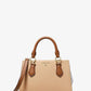 Marilyn Small Color-Block Saffiano Leather Crossbody Bag