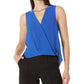 Solid Crepe Wrap Top