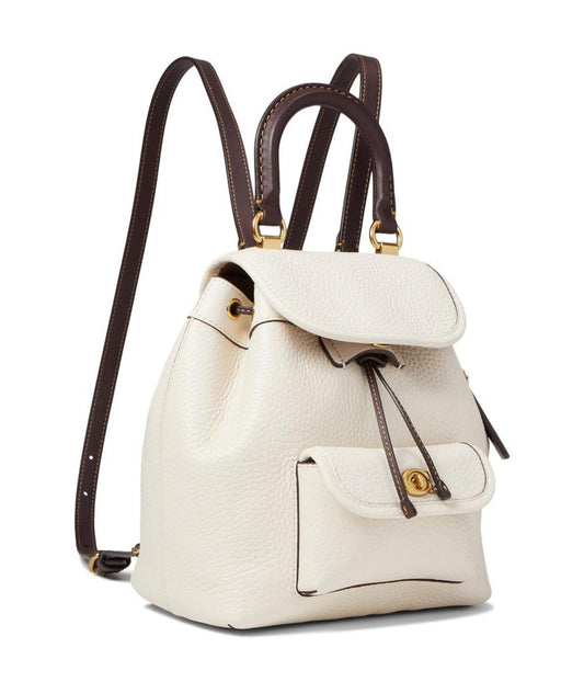 Color-Block Leather Riya Backpack 21