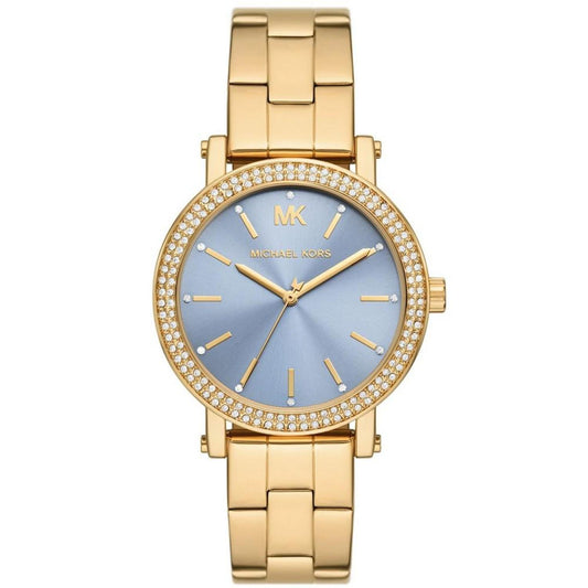Women's Corey Three-Hand Gold-Tone Stainless Steel Watch 38mm