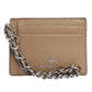 Michael Michael Kors Logo Plaque Chained Small Cardholder