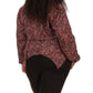 Plus Size Pop Lux Paisley Wrap Top
