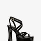 Paola Faux Patent Leather Sandal
