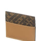 FENDI FF Squared Leather Card Holder