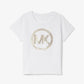 Sequined Logo Cotton T-Shirt