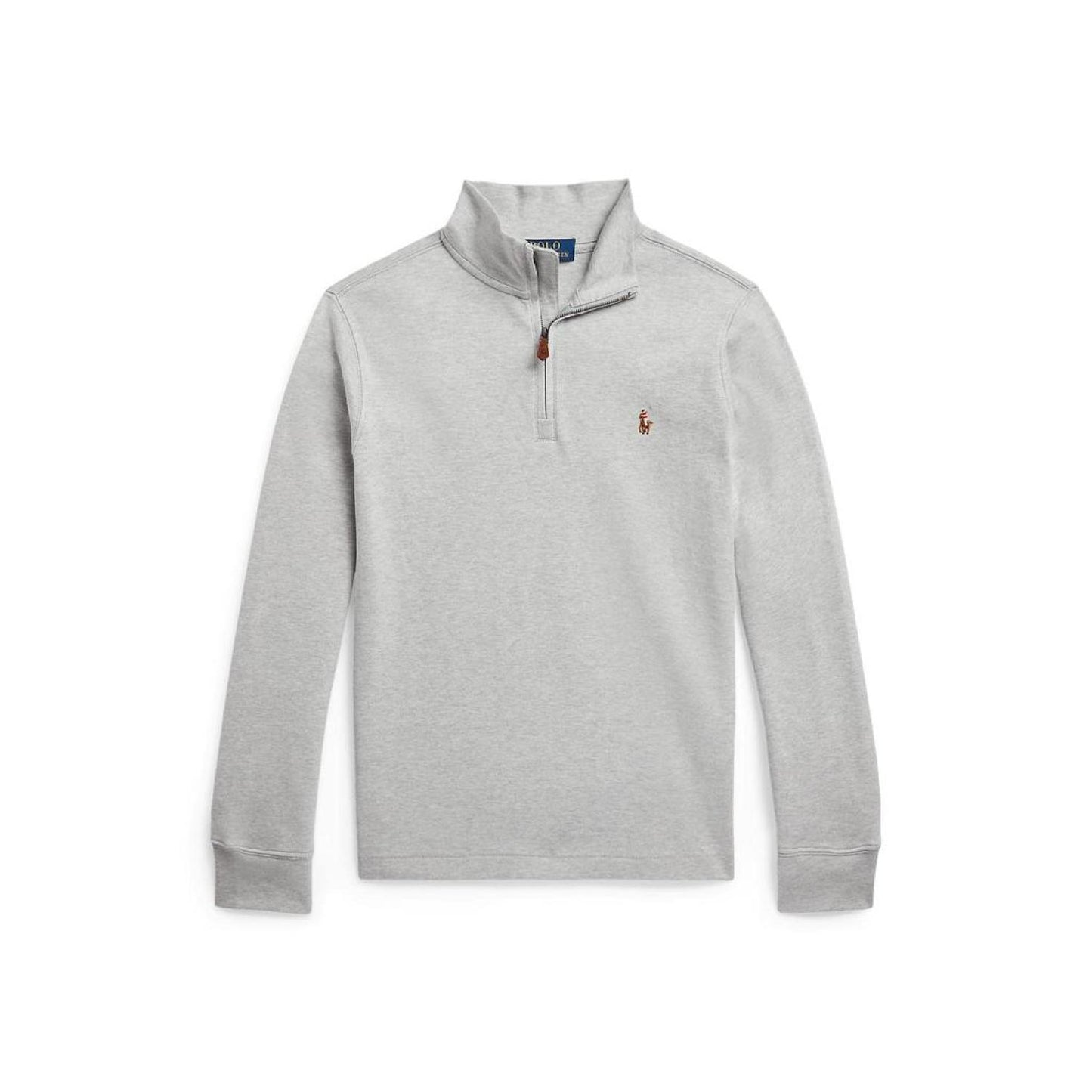 Cotton Interlock 1/4 Zip Pullover (Big Kids)