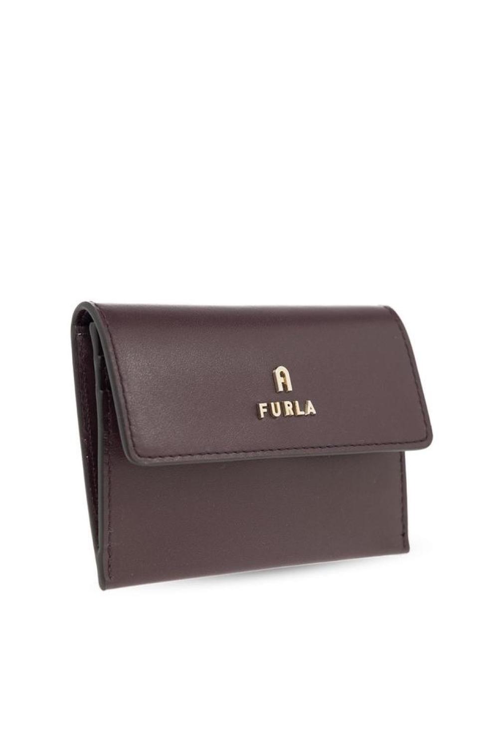 Furla Camelia Logo-Lettering Foldover Wallet