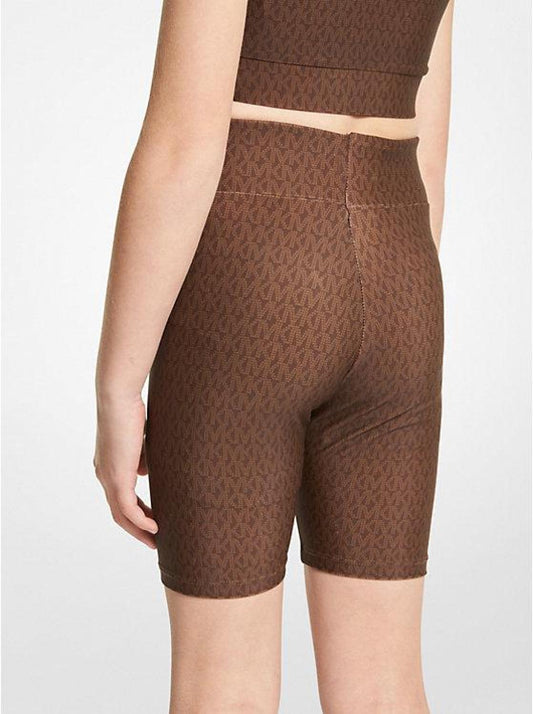 Logo Stretch Jersey Bike Shorts