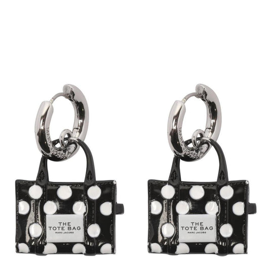 Marc Jacobs Polka Dot Bag-Pendant Hoop Earrings
